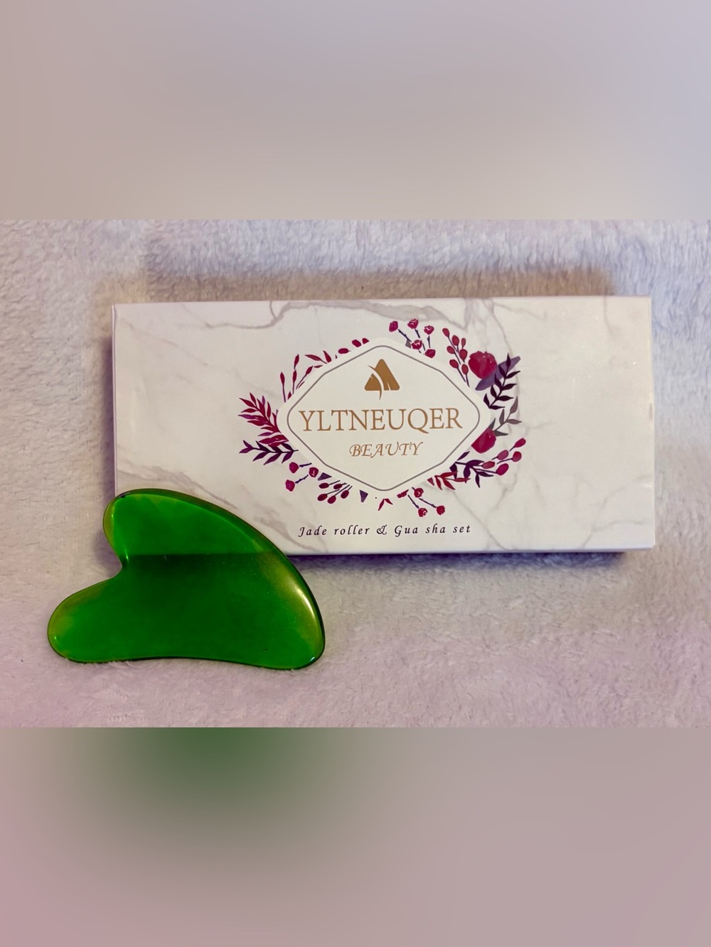 Green Jade Gua Sha Facial Massage Tool